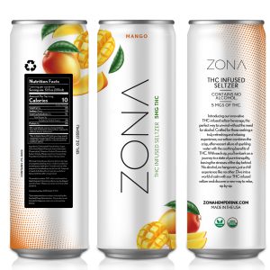 Mango THC Infused Selzter